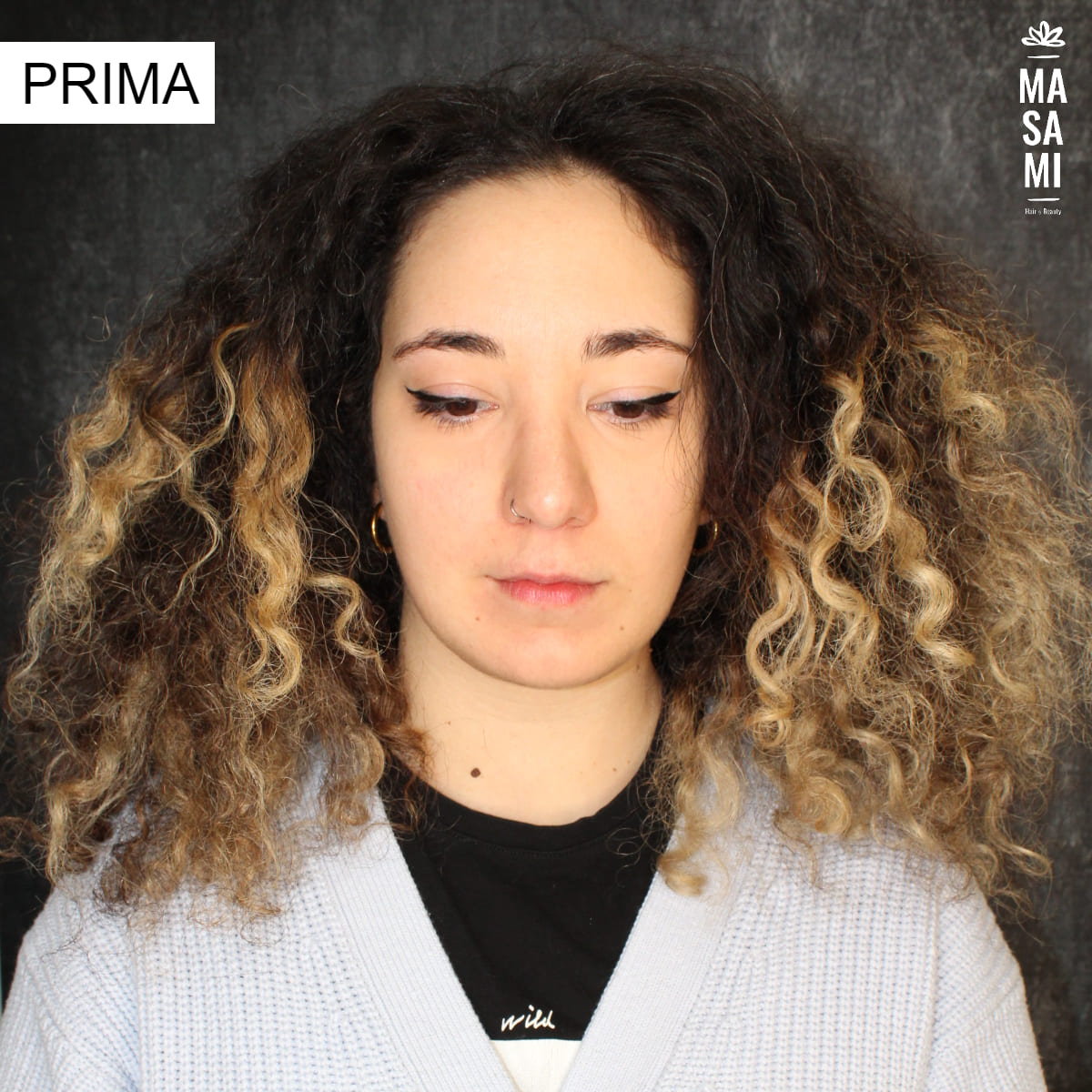 Colore capelli afro crespi secchi bari puglia prima