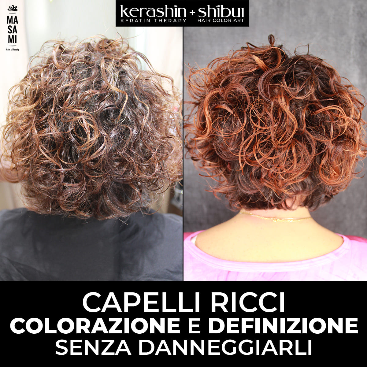 Correzione capelli ricci corti bari puglia