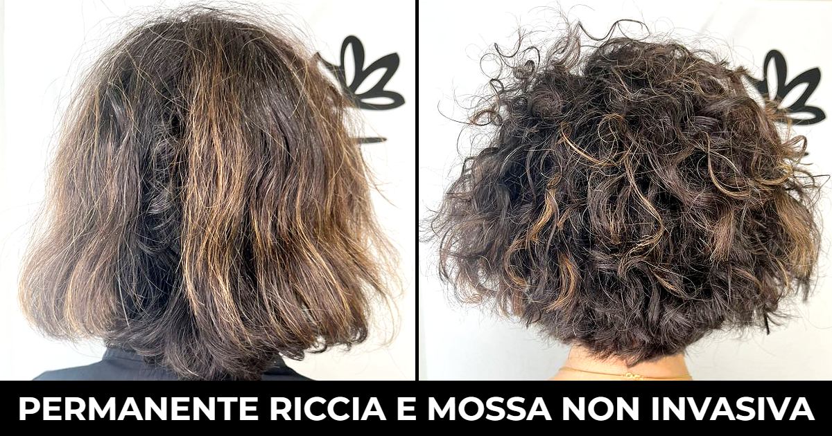 Permanente riccia e mossa leggera per donna e uomo con effetto naturale: Parrucchiere a Bari in Puglia: